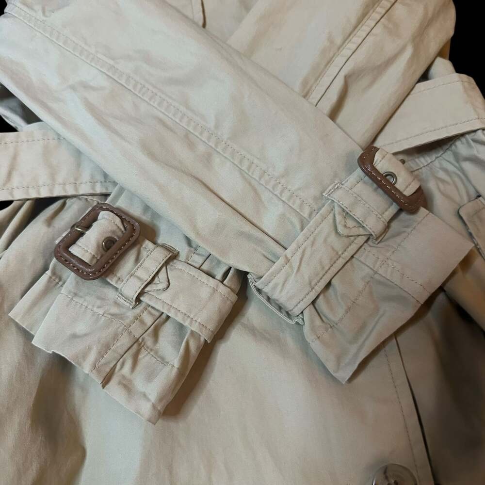 Ralph Lauren Hooded Trench Coat - girls size 6 - Picture 8 of 10